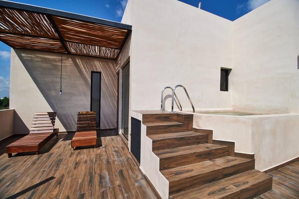 Phimai Gardens Ph3 - 2 Bdr Piscina Privada Y Vistas Apartment Tulum Ngoại thất bức ảnh